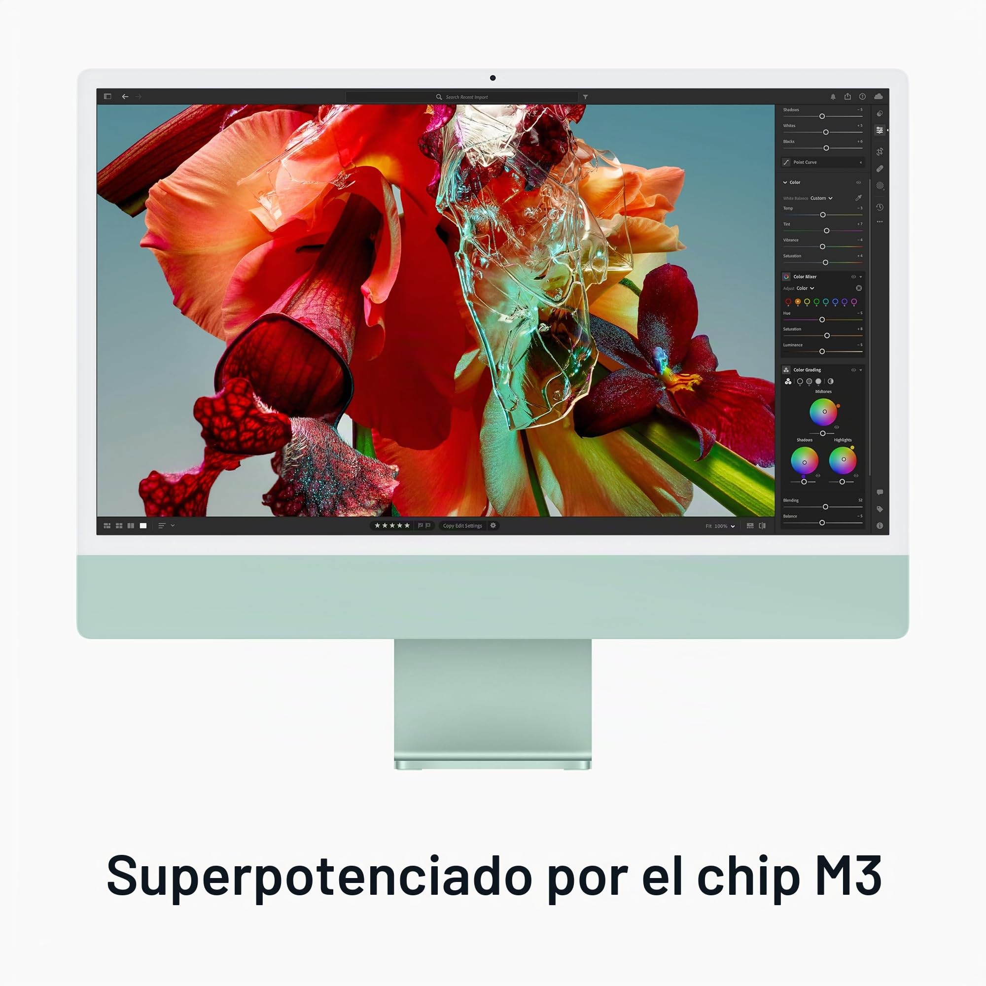 Amazon.com: Apple iMac 2023 con chip Apple M3 con CPU de 8 núcleos